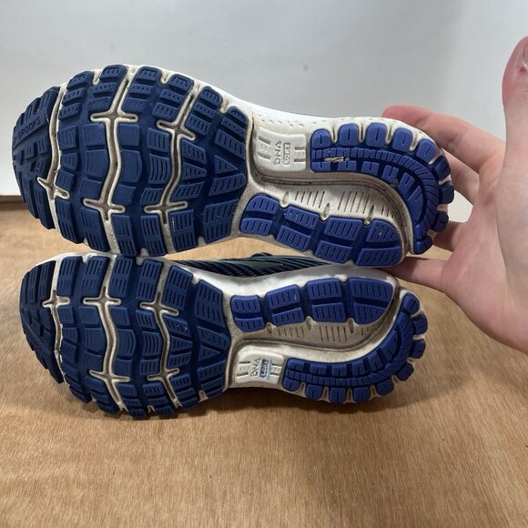 Brooks Ghost 12 Womens Size 7 Running Shoes Athletic Sneakers Blue - Picture 8 of 10